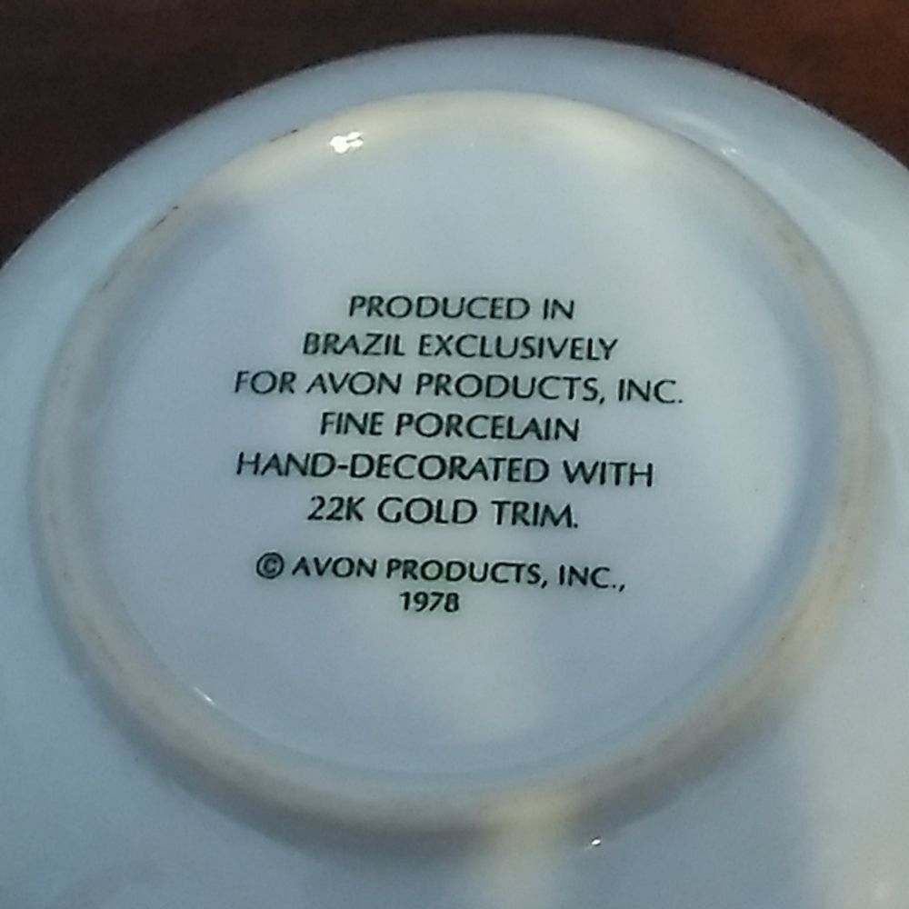 Strawberry Porcelain Demi Cup Saucer - Picture 2 of 2